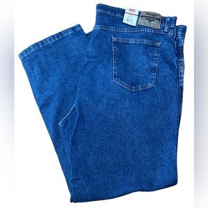 WRANGLER MENS BLUE JEANS 46X30 REGULAR FIT 5 STAR PREMIUM NWT